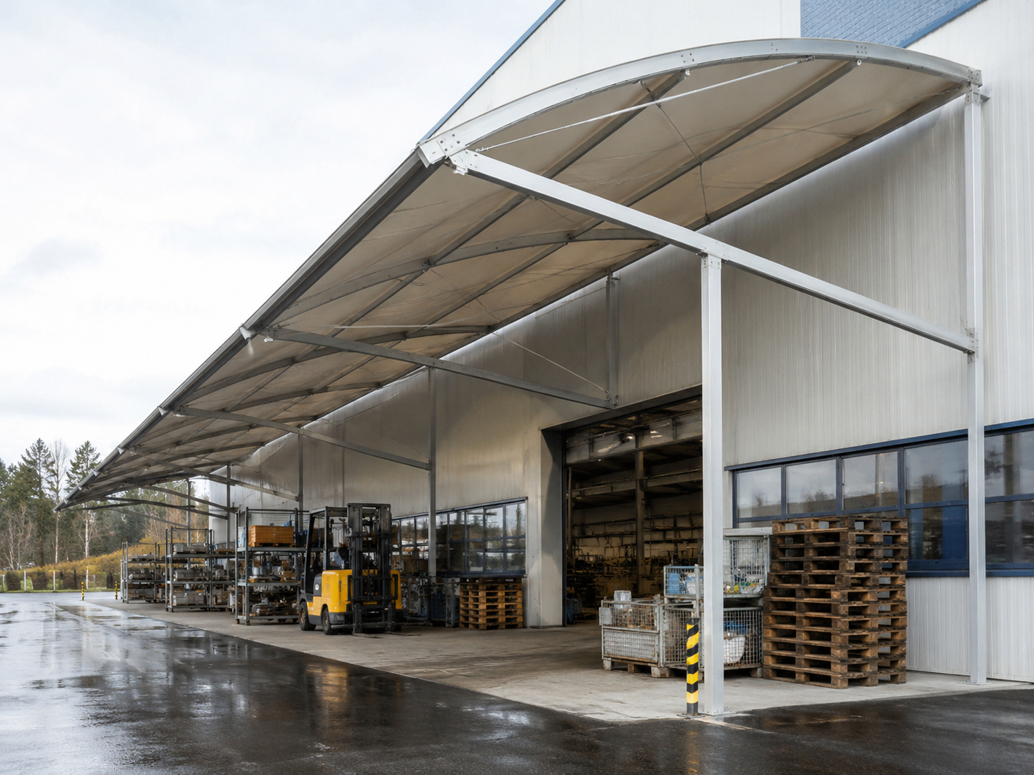 Strutture modulari personalizzate: spazi coperti adattabili per aziende produttive