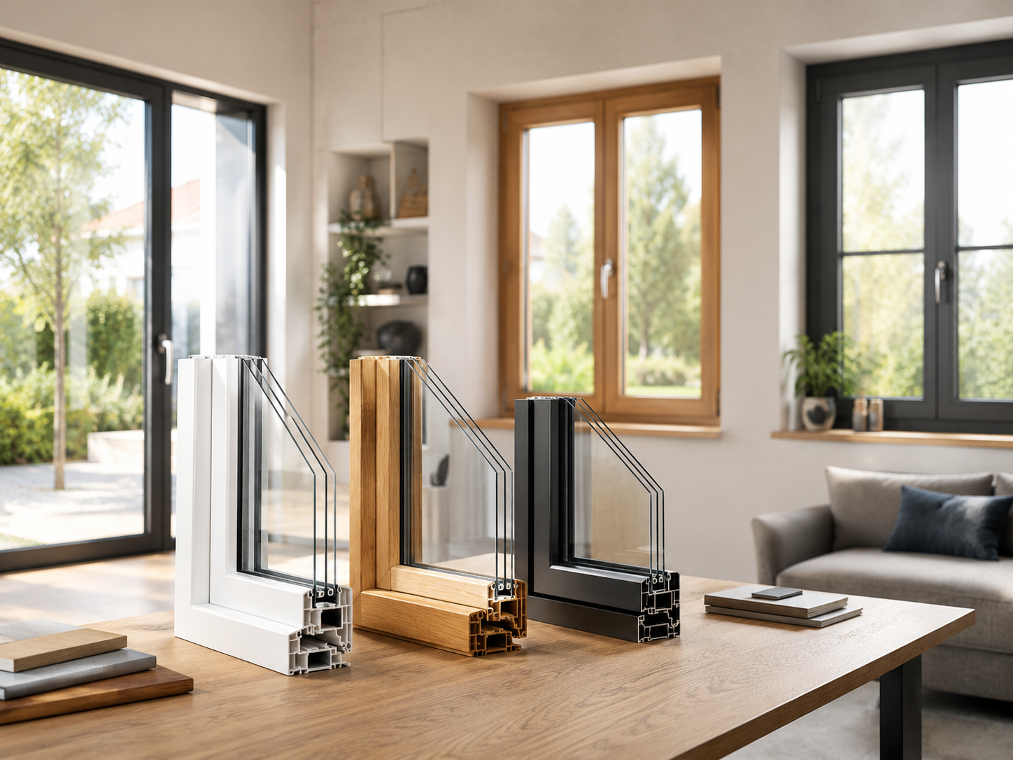 Infissi in PVC, legno e alluminio: differenze e criteri di scelta