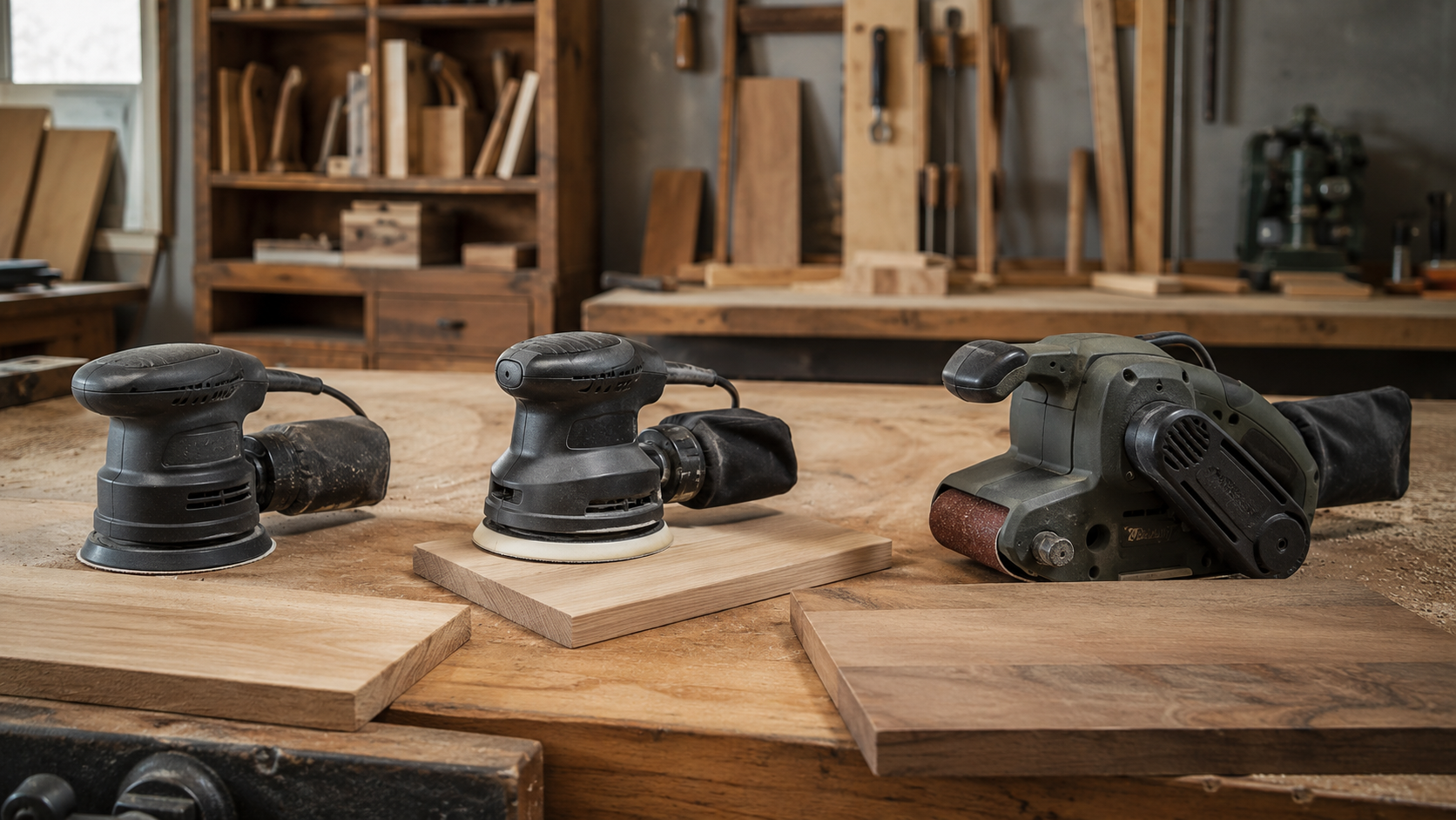 Levigatrici per legno: orbitale, roto-orbitale e a nastro a confronto
