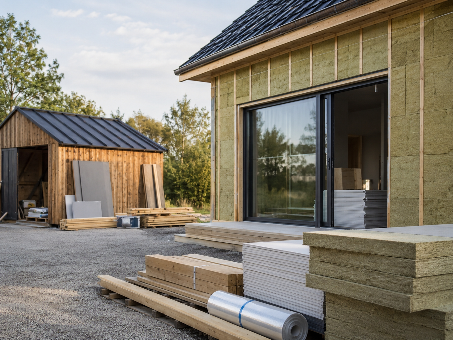 Materiali da costruzione efficienti per case, capannoni e ristrutturazioni
