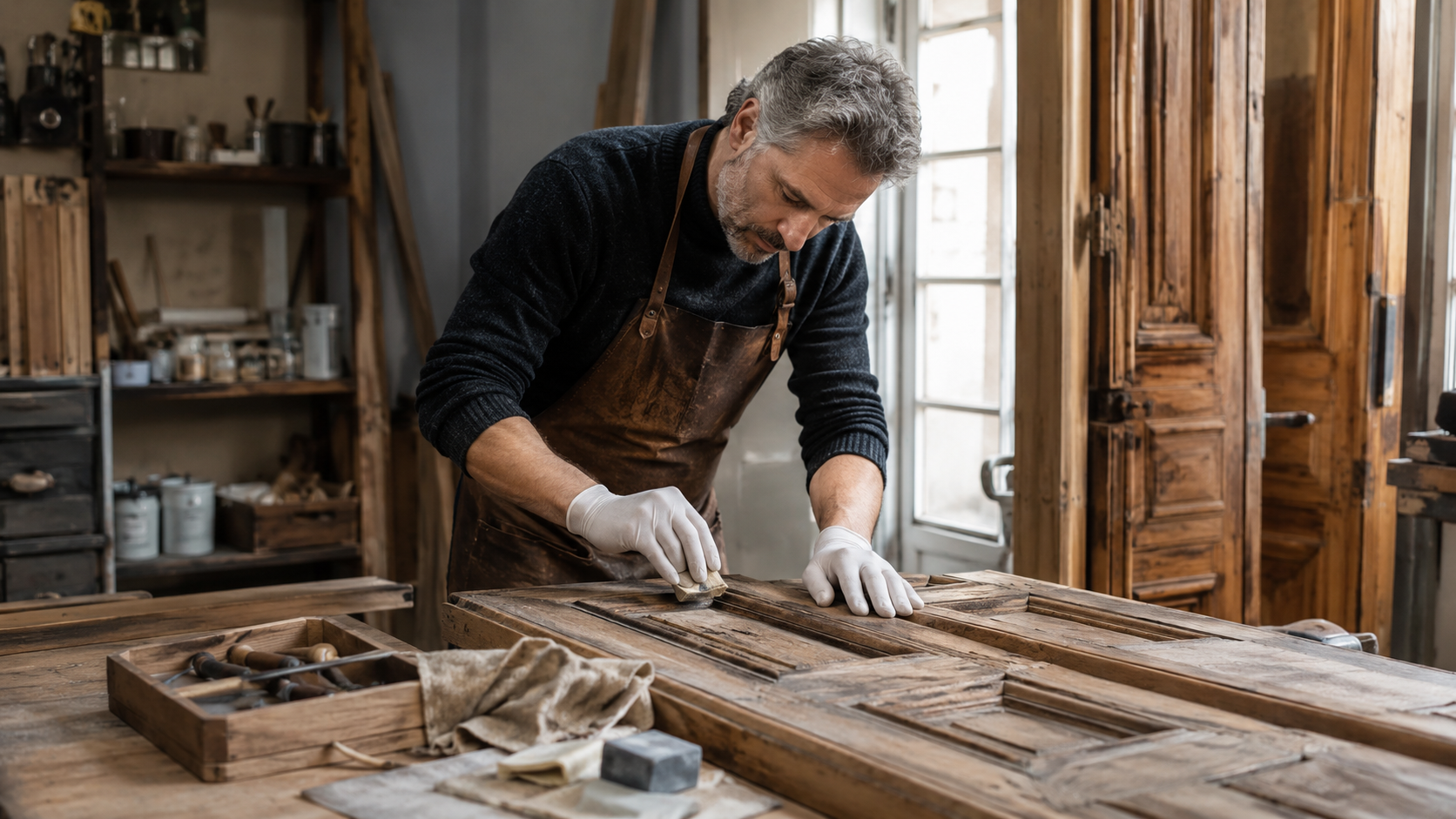 Restauro del legno e manutenzione: recuperare porte, mobili e serramenti interni