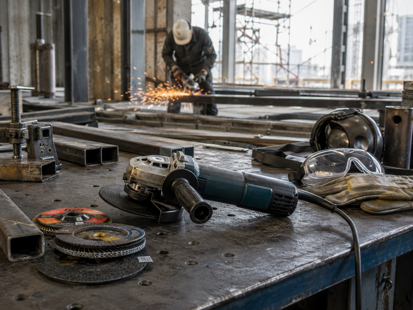 Smerigliatrice angolare: dischi, potenza e usi corretti in cantiere e officina