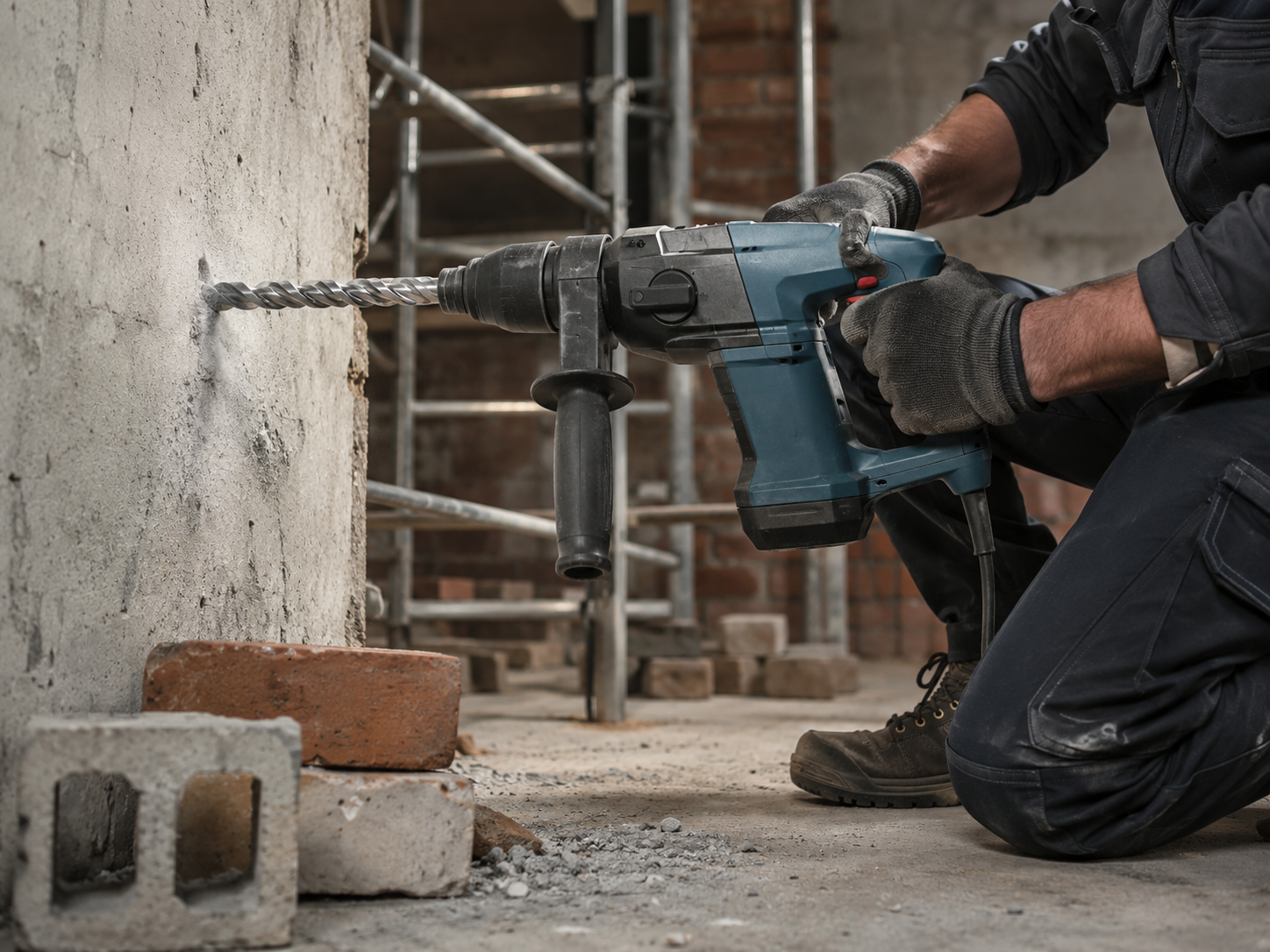 Tassellatore SDS Plus: guida per forare cemento, mattone e muratura